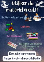 Utiliser du matériel créatif