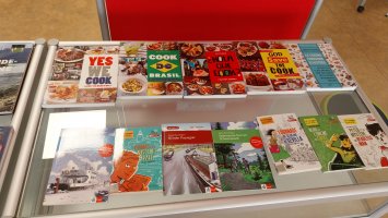 Sélection de livres au CDI